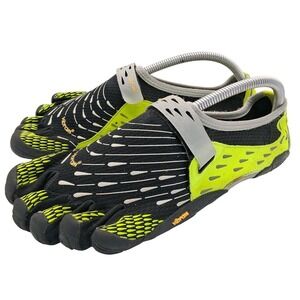 Vibram FiveFingers KomodoSport Shoes Mens EU 44 US 11-11.5 Black Neon Yellow